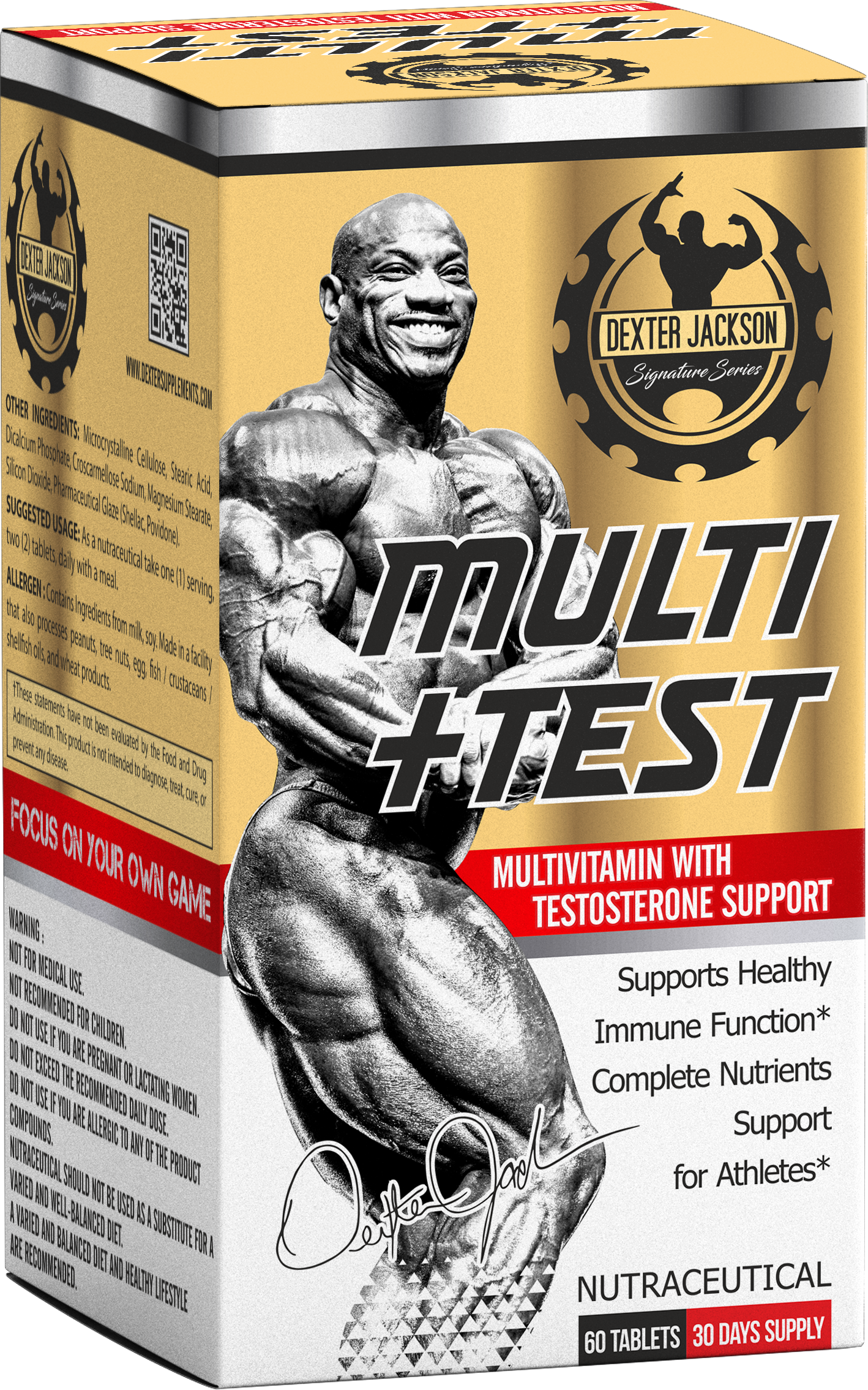 Multi + Test - Multivitamin with Testosterone Support | 60 Tablets
